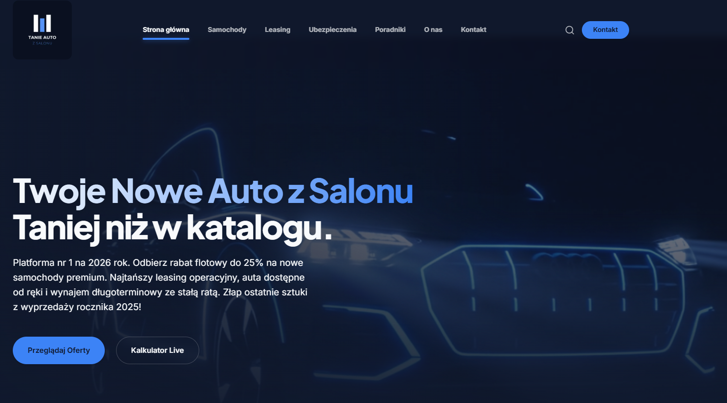 Realizacja – podgląd strony